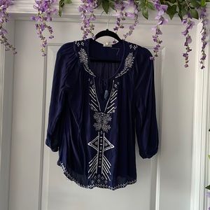 Kirra Embroidered Tunic Top